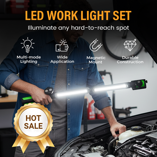 🚗50% off!🧲Magnetic & Rechargeable LED Work Light Set