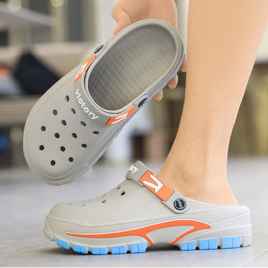 👣 Men's Breathable Slip-On Sandals – 2-in-1, Lightweight, Non-Slip 🌊