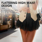 🌸40% OFF NOW!🌸Chic Pleated Lace Trim Mini Skirt