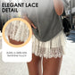 🌸40% OFF NOW!🌸Chic Pleated Lace Trim Mini Skirt