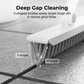 🧹 2-in-1 Grout & Corner Scrubber Brush with Squeegee🫧