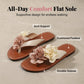 👡New Arrival 40% OFF🌺Women’s Flower Flat Sandals Casual Beach Thong Flip Flops