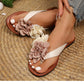 👡New Arrival 40% OFF🌺Women’s Flower Flat Sandals Casual Beach Thong Flip Flops