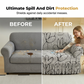 🛋️🎀High-Stretch Ruffled Sofa Slipcover – Full Coverage Couch Protector