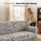 🛋️🎀High-Stretch Ruffled Sofa Slipcover – Full Coverage Couch Protector