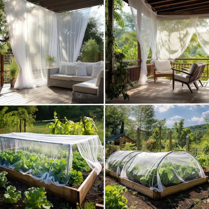 🦟40% OFF NOW!🪴 Insect Netting Mesh for Garden & Patio Protection – Fine weave & durable – Keeps bugs out, lets air in – perfect for plants, porches or outdoor dining🌞