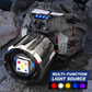 🔦✨ Rechargeable 5-Color LED Headlamp – Motion Sensor & Fishing/UV Modes 💡