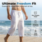 👖Men's Casual Capri Pants with Drawstring Waist