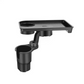 🚗🥤 2-in-1 Adjustable Car Cup Holder Expander with Tray
