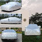 🚗🌧️All-Season Silver-Coated Car Cover for Hatchbacks and Two-Box Cars | Reduces Interior Heat and Protects Paint for Year-Round Outdoor Parking🌞