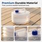 ⛺💧Collapsible Food-Grade LDPE 4 Water Container with Spigot | Adjustable-Flow Tap,Fold-Flat Storage🧪