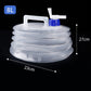 ⛺💧Collapsible Food-Grade LDPE 4 Water Container with Spigot | Adjustable-Flow Tap,Fold-Flat Storage🧪