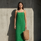 🎉 LIMITED TIME 50% OFF! 👗 Women's Casual Solid Color Slip Dress – Lightweight Cotton Blend & Flowing Maxi Length 🌸