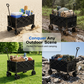 🏕️50% OFF!🧰Collapsible Wagon Cart with Wheels