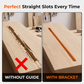 🔥🔩Precision Router Slotting Guide | Micro-Adjustable Scale for Consistent Results