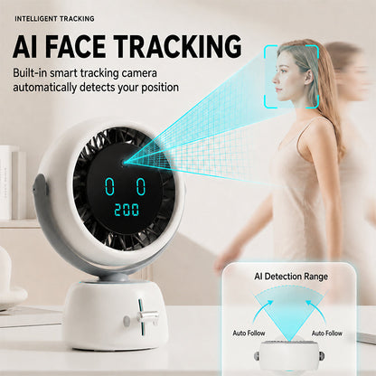 🌬️50% off!😴 Smart Face Tracking Desktop Fan