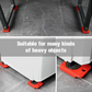 🏋️🎒8-Piece Furniture Lifter & Slider Moving Kit |Max 800 lbs Load Capacity for Repositioning Sofas, Refrigerators, Washers, and Cabinets🛞