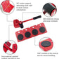 🏋️🎒8-Piece Furniture Lifter & Slider Moving Kit |Max 800 lbs Load Capacity for Repositioning Sofas, Refrigerators, Washers, and Cabinets🛞