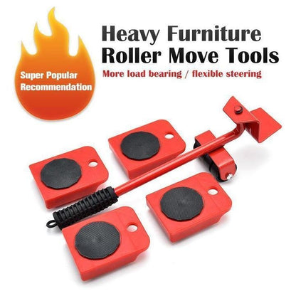 🏋️🎒8-Piece Furniture Lifter & Slider Moving Kit |Max 800 lbs Load Capacity for Repositioning Sofas, Refrigerators, Washers, and Cabinets🛞