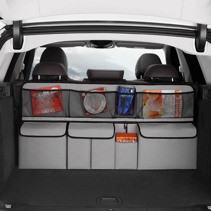 🚗📦Multi-Pocket Hanging Trunk Organizer | Tidy Up a Cluttered Trunk Without Losing Floor Space⚡