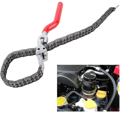 🚗Over 15,000 Sold! 🛠️ Heavy-Duty Chain Oil Filter Wrench – Tough Grip for Stubborn Filters⛽