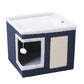 🐱🏠Foldable 2-in-1 Cat Cube House – Dual-Level Bed with Scratching Pad🐾