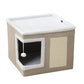 🐱🏠Foldable 2-in-1 Cat Cube House – Dual-Level Bed with Scratching Pad🐾