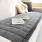 Quilted Corduroy Non-Slip Sofa Protector Mat