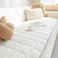 Quilted Corduroy Non-Slip Sofa Protector Mat