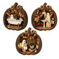 👻🍂Layered Wooden Pumpkin Tabletop Decor for Halloween & Fall🎃