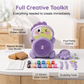 🏺🪐Kids Electric Pottery Wheel Kit with Foot Pedal, Clay & Paints