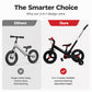2-in-1 Convertible Kids' Tricycle and Balance Bike with Parent Push Handle