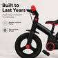 2-in-1 Convertible Kids' Tricycle and Balance Bike with Parent Push Handle