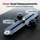 🪵📏Precision Table Saw Stop with Dual Scale & Roller Guide