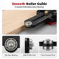 🪵📏Precision Table Saw Stop with Dual Scale & Roller Guide