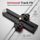 🪵📏Precision Table Saw Stop with Dual Scale & Roller Guide
