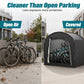 🏕️🚲Portable Weatherproof Bike Storage Shed for Bicycles & Outdoor Gear🔧