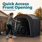 🏕️🚲Portable Weatherproof Bike Storage Shed for Bicycles & Outdoor Gear🔧