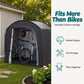 🏕️🚲Portable Weatherproof Bike Storage Shed for Bicycles & Outdoor Gear🔧