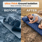 ⛺💤Inflatable Camping Sleeping Pad with Built-In Foot Pump & Pillow