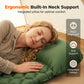 ⛺💤Inflatable Camping Sleeping Pad with Built-In Foot Pump & Pillow
