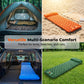 ⛺💤Inflatable Camping Sleeping Pad with Built-In Foot Pump & Pillow