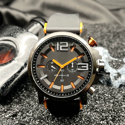 ⌚⏱️Men’s Sport Quartz Watch with Silicone Strap
