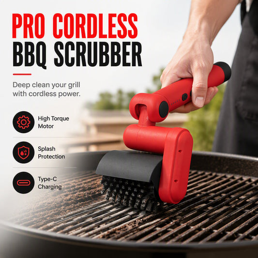 🍖🤲Cordless Electric BBQ Grill Cleaning Brush