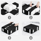🗃️🪻Foldable Bed Sheet Organizer with Clear Window & Zipper