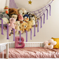 🧸🎐Corner Stuffed Animal Hammock with Tassels