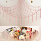 🧸🎐Corner Stuffed Animal Hammock with Tassels