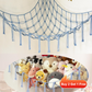 🧸🎐Corner Stuffed Animal Hammock with Tassels