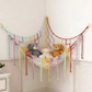 🧸🎐Corner Stuffed Animal Hammock with Tassels