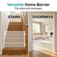🐶👶No-Drill Adjustable Mesh Pet Gate for Doorways & Stairs🏡